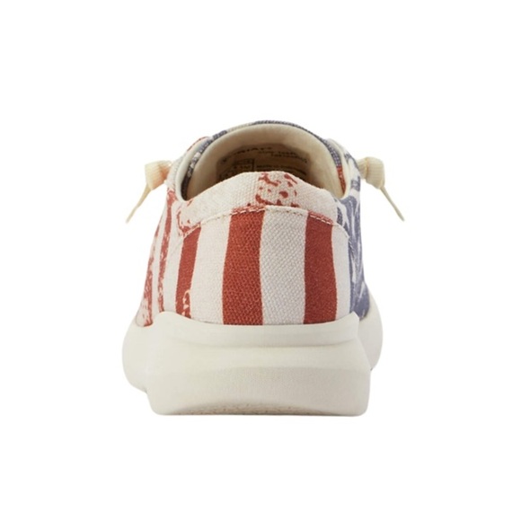 Ariat Red, White, and Blue Women's Sneakers - Picture 3 of 11